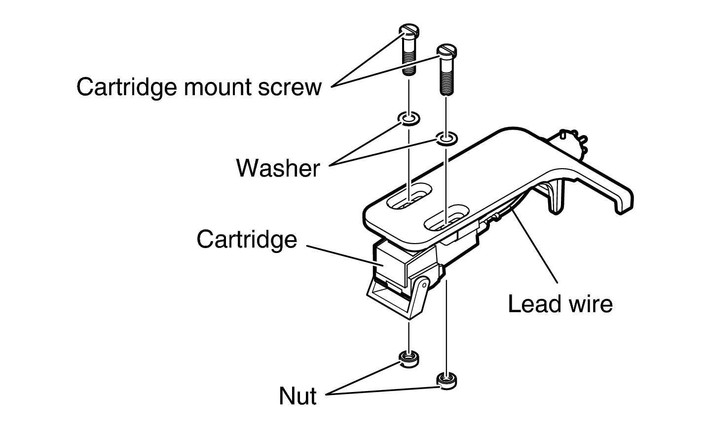 Remove cartridge DP500BT